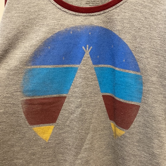 Medium Fifth Sun cropped ringer tank - Picture 2 of 3